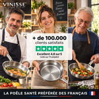 VINISSE® Poêle antiadhérente titane
